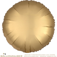 Folienballon Rund Gold Sateen Satin Luxe 45cm = 18inch