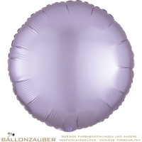 Folienballon Rund Pastel-Lila Satin Luxe 45cm = 18inch