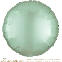 Folienballon Rund Mint-Grn Satin Luxe 45cm = 18inch